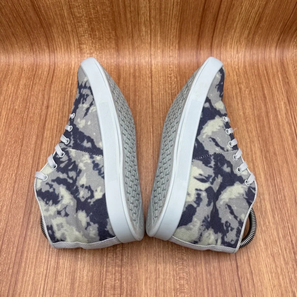 NOBULL High Top Canvas Trainers Women 7 Tie Dye Athletic Sneakers‎